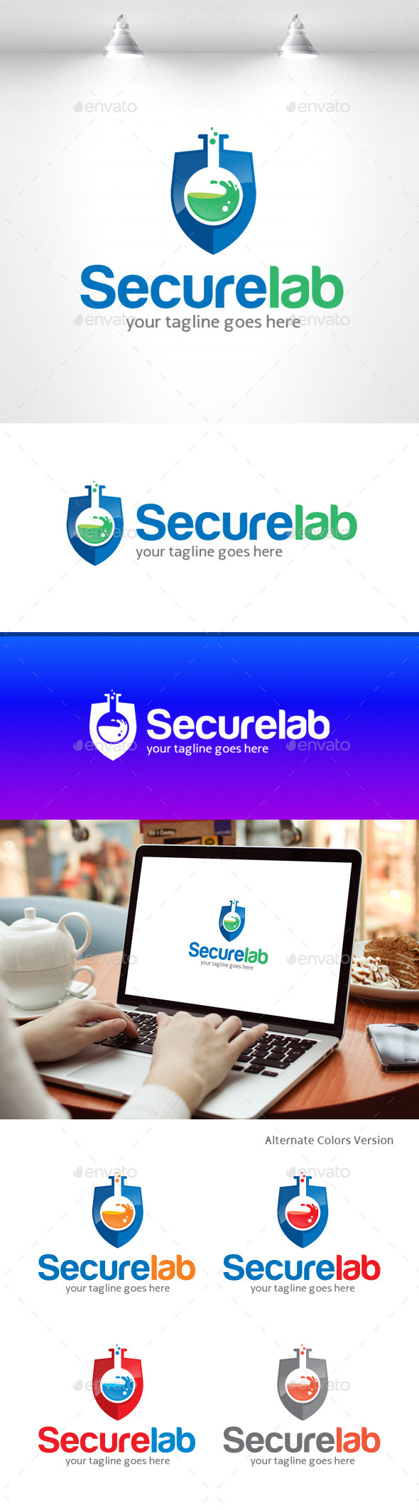 GraphicRiver Secure Lab Logo 11369842 GraphicRiver Secure Lab Logo 11369842