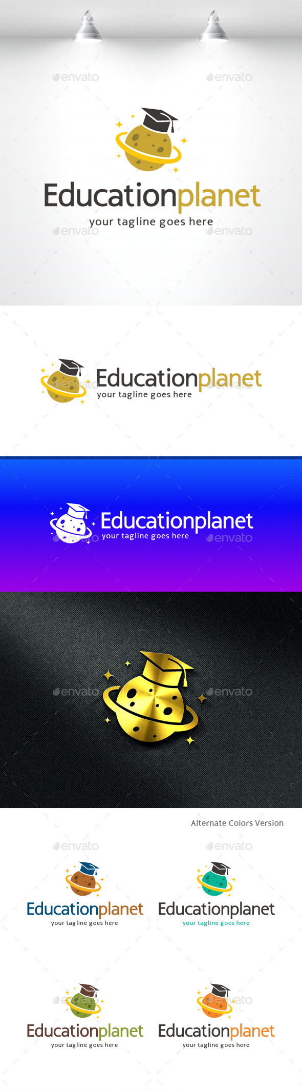 GraphicRiver Education Planet Study Logo 11370266 GraphicRiver Education Planet Study Logo 11370266