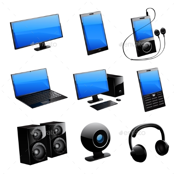 GraphicRiver Media Icon Set 11371463 GraphicRiver Media Icon Set 11371463
