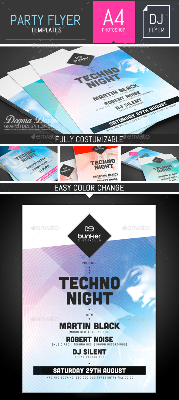 GraphicRiver Party Flyer Poster Template 11314666 GraphicRiver Party Flyer Poster Template 11314666