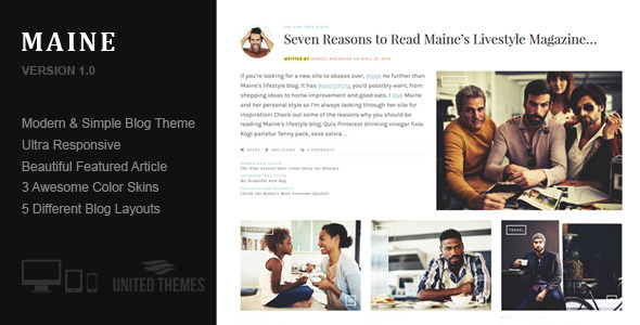 ThemeForest Maine A Responsive WordPress Blog Theme 11306368 ThemeForest Maine A Responsive WordPress Blog Theme 11306368