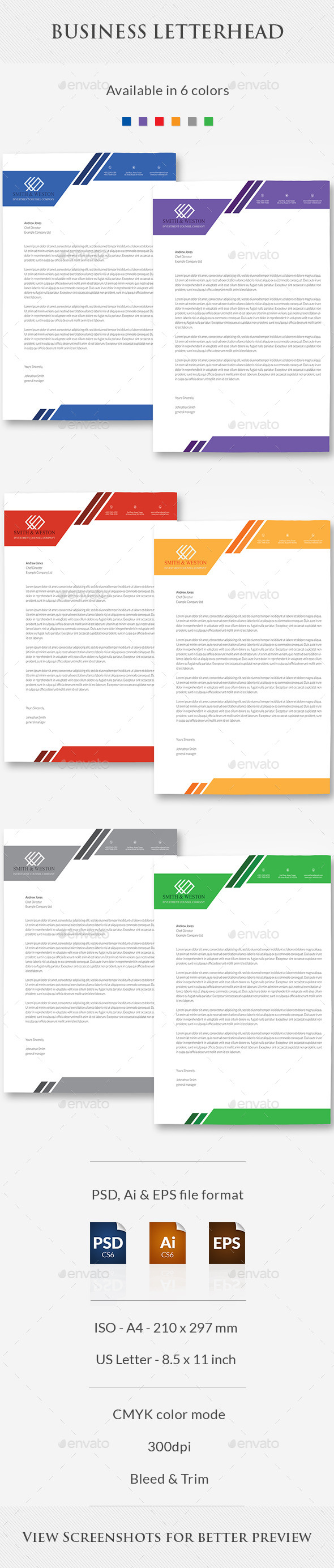GraphicRiver Business Letterhead 11372081 GraphicRiver Business Letterhead 11372081