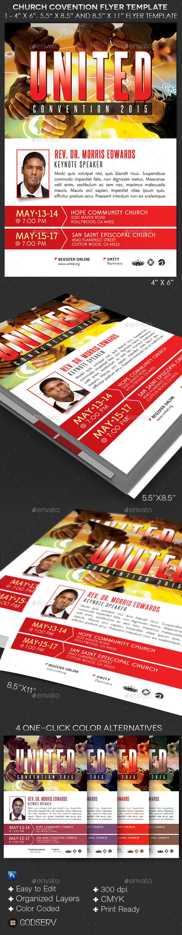 Church Convention Flyer Template 