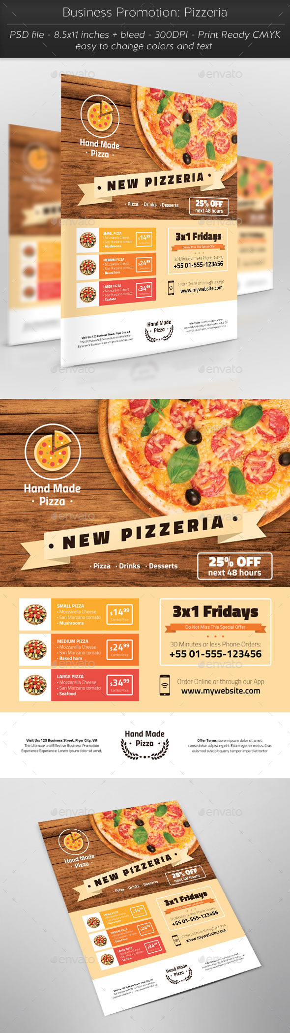 GraphicRiver Business Promotion Pizzeria 11372687 GraphicRiver Business Promotion Pizzeria 11372687