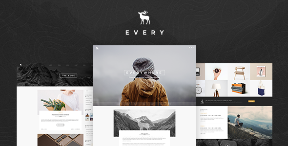 EVERY - Creative Onepage PSD Template