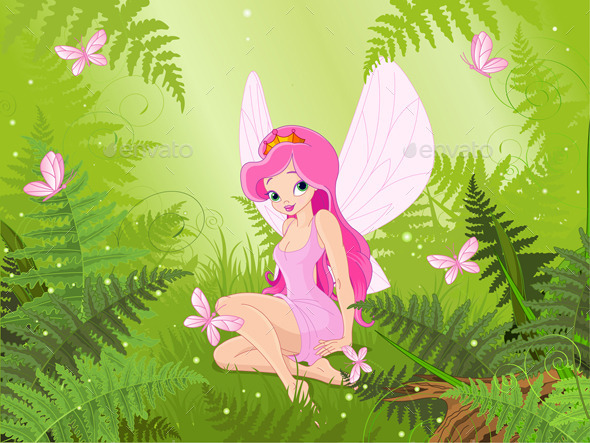 Fairy in Magic Forest