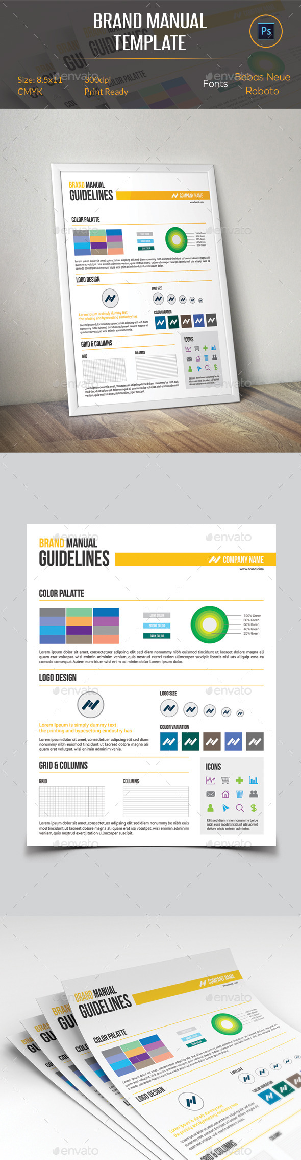GraphicRiver Brand Manual Template 11373819 GraphicRiver Brand Manual Template 11373819
