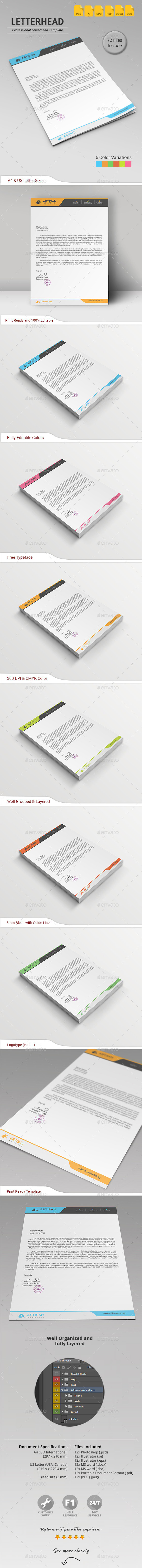 GraphicRiver Letterhead 11374747 GraphicRiver Letterhead 11374747