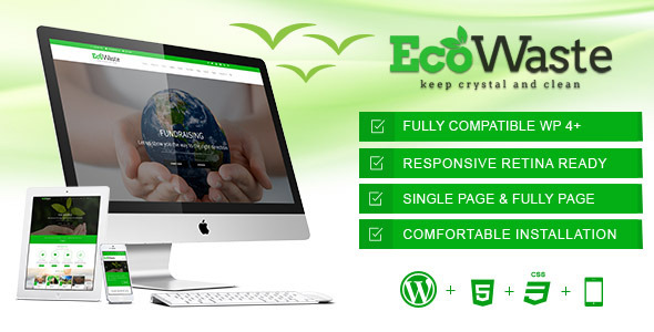Download EcoWaste - Environmental WordPress Theme