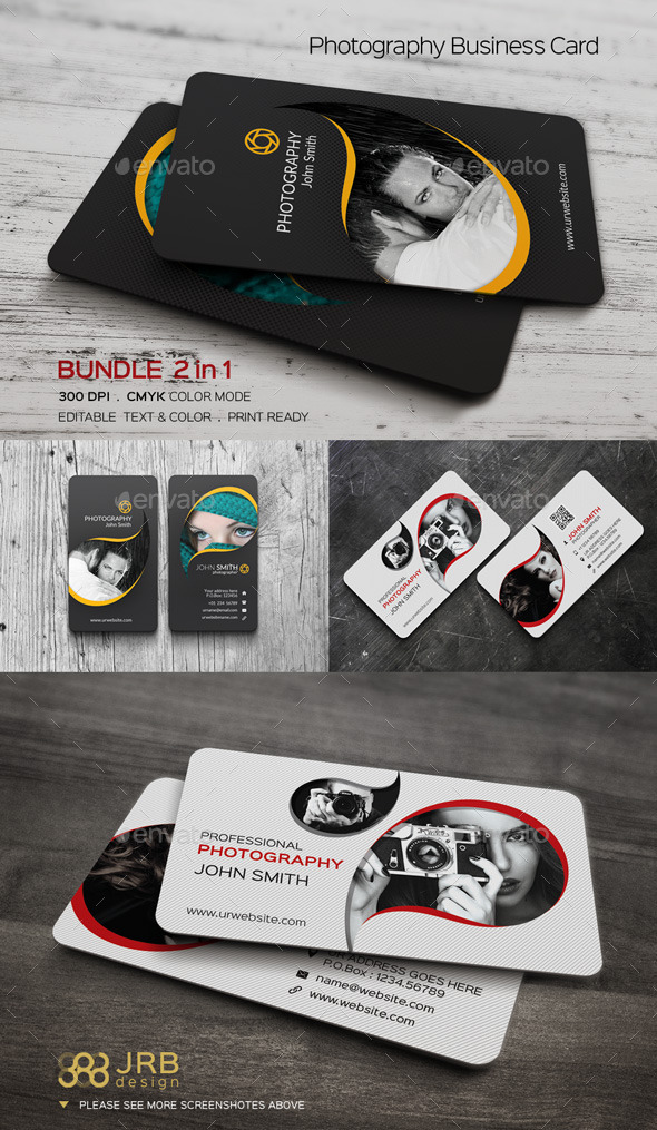 GraphicRiver Photography Business Card Bundle 11376608 GraphicRiver Photography Business Card Bundle 11376608