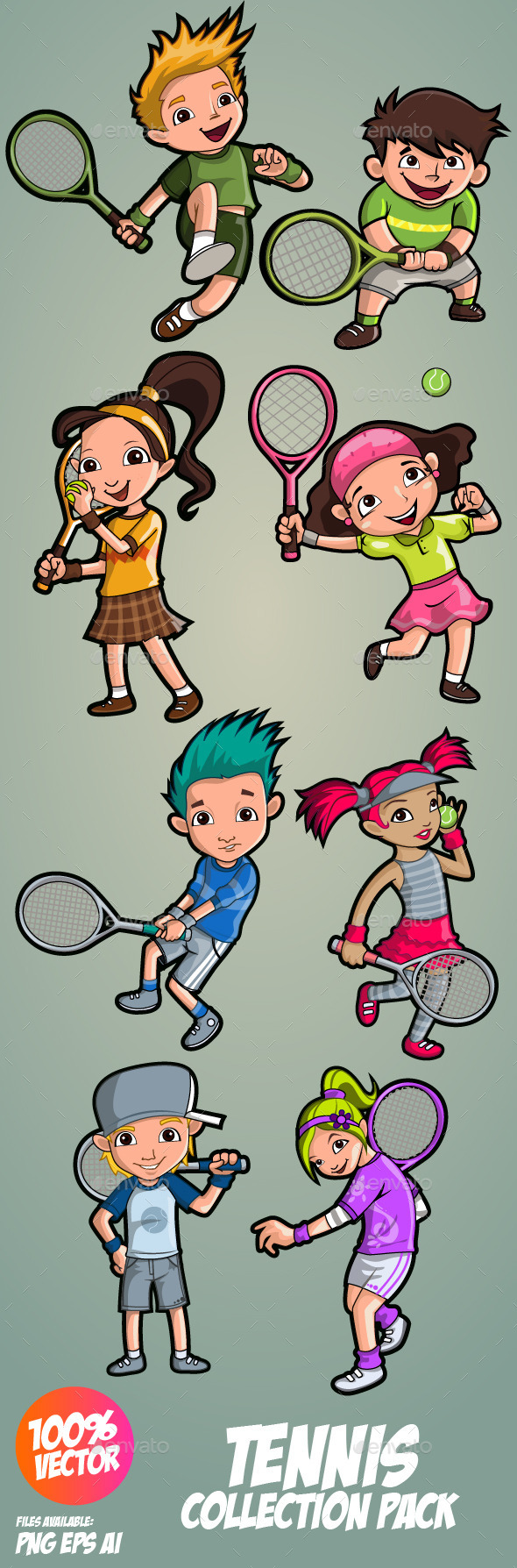 GraphicRiver Tennis Collection 11369579 GraphicRiver Tennis Collection 11369579