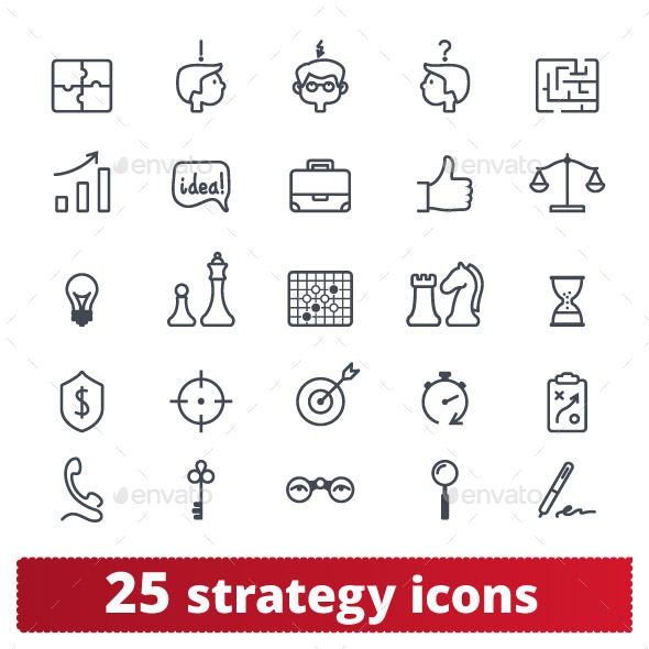 GraphicRiver Business Strategy Icons 11376813 GraphicRiver Business Strategy Icons 11376813