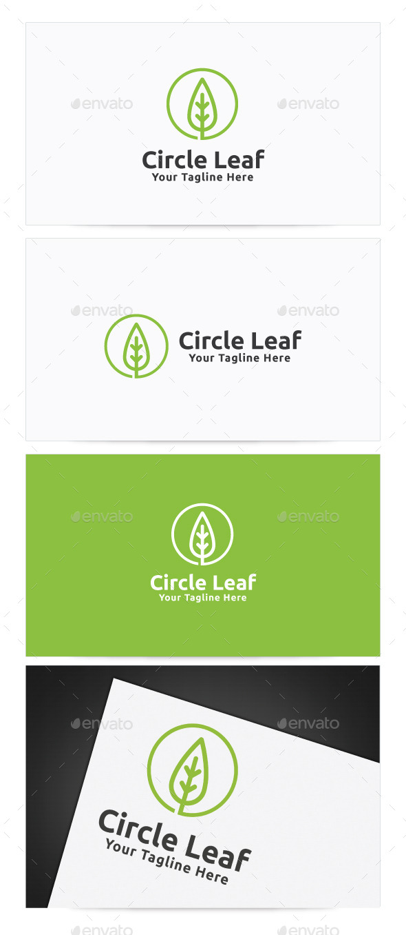 GraphicRiver Circle Leaf Logo 11377204 GraphicRiver Circle Leaf Logo 11377204