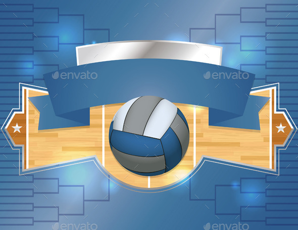 GraphicRiver Volleyball Tournament Illustration 11377875 GraphicRiver Volleyball Tournament Illustration 11377875