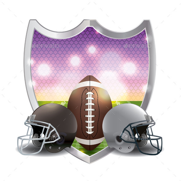 GraphicRiver American Football Emblem Illustration 11378339 GraphicRiver American Football Emblem Illustration 11378339