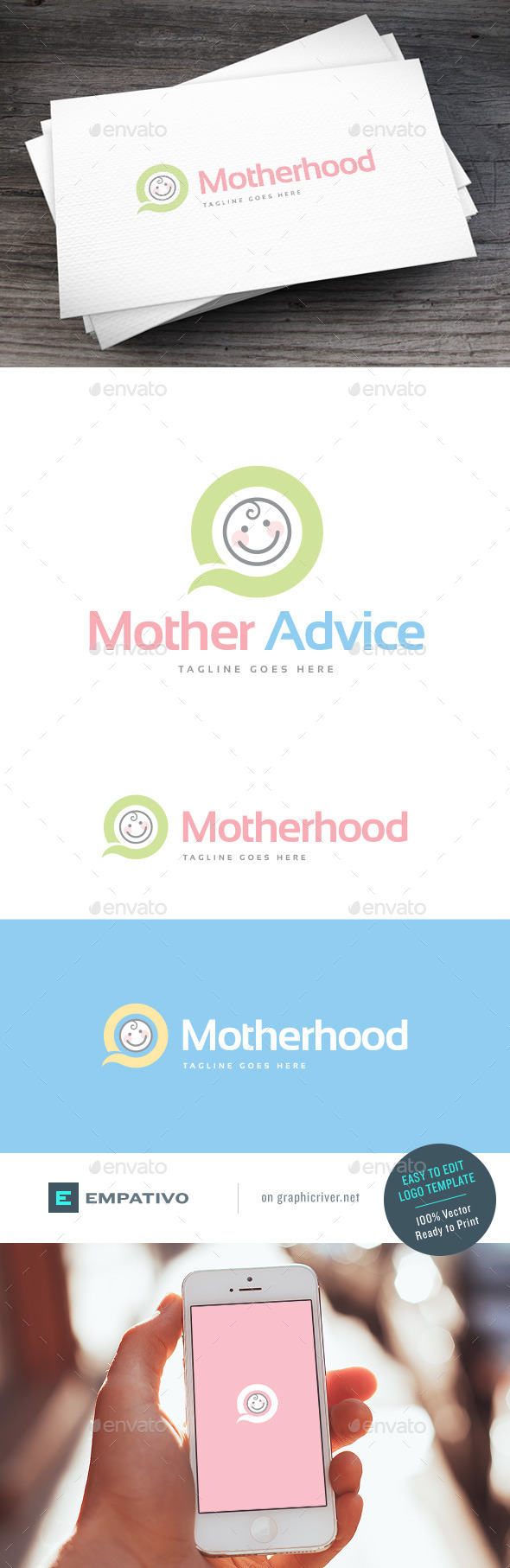 GraphicRiver Motherhood Logo Template 11378558 GraphicRiver Motherhood Logo Template 11378558