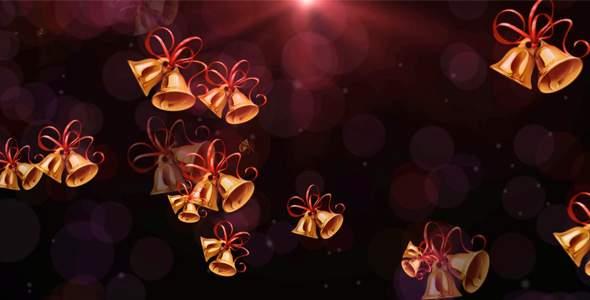 Christmas Bell Falling Loop Christmas Bell Falling Loop