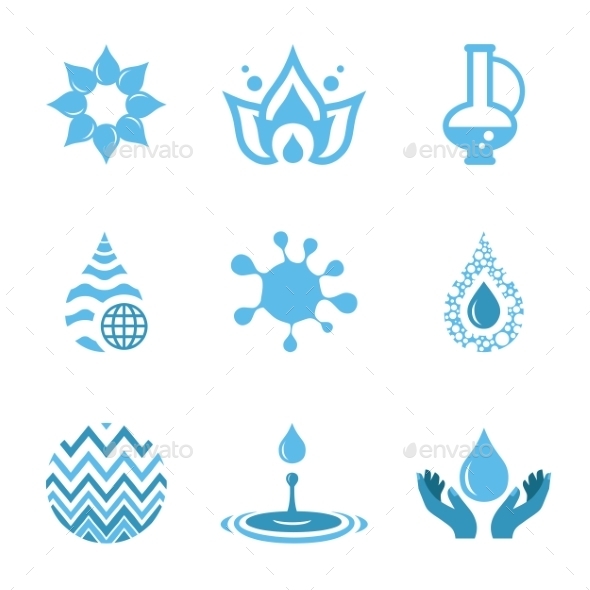 GraphicRiver Water Drop Shapes Collection Vector Icon 11379245 GraphicRiver Water Drop Shapes Collection Vector Icon 11379245