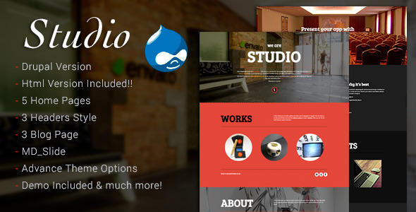 Studio - Multipurpose Technology Drupal Theme