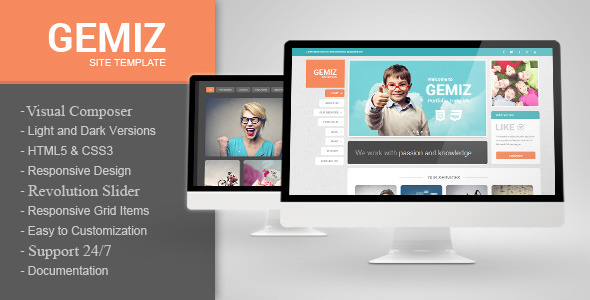 Download Gemiz - Portfolio WordPress Theme