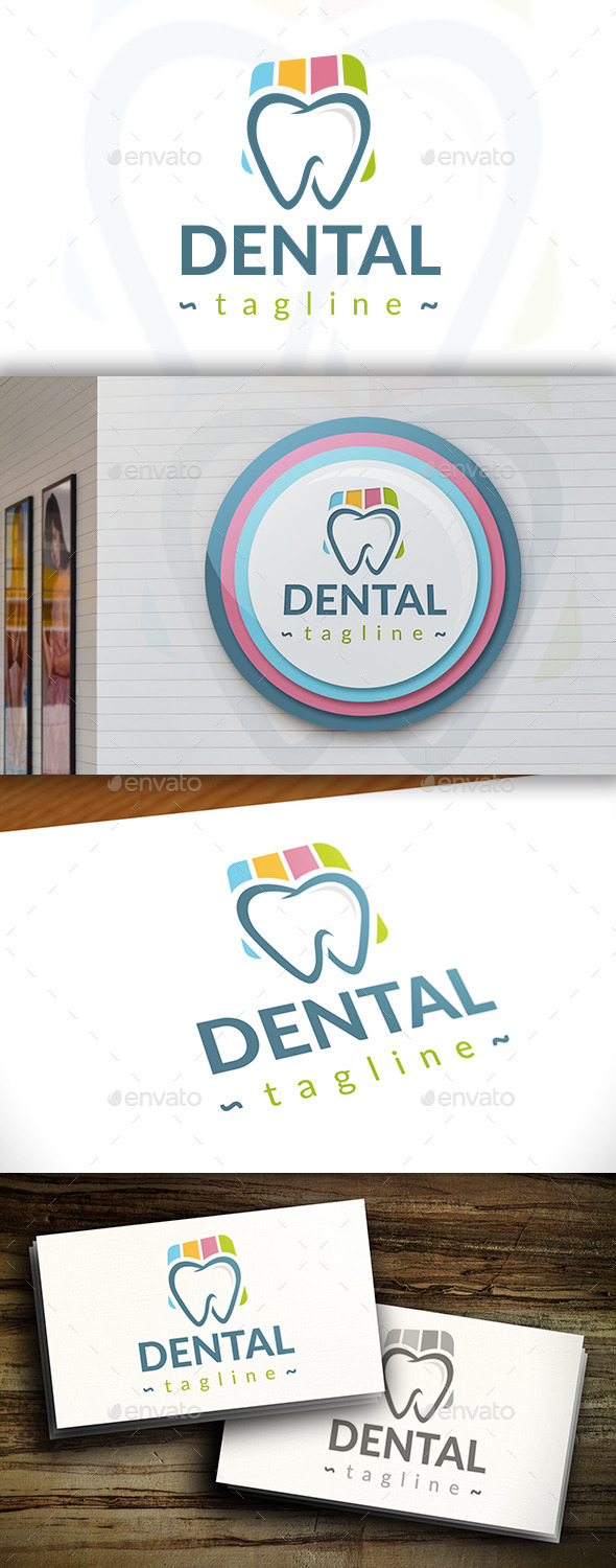 GraphicRiver Kids Dental Logo 11380407 GraphicRiver Kids Dental Logo 11380407