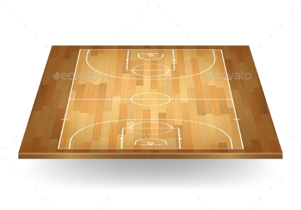 GraphicRiver Wooden Basketball Court 11380933 GraphicRiver Wooden Basketball Court 11380933