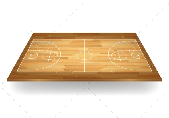 GraphicRiver Wooden Basketball Court Vector Illustration 11380945 GraphicRiver Wooden Basketball Court Vector Illustration 11380945