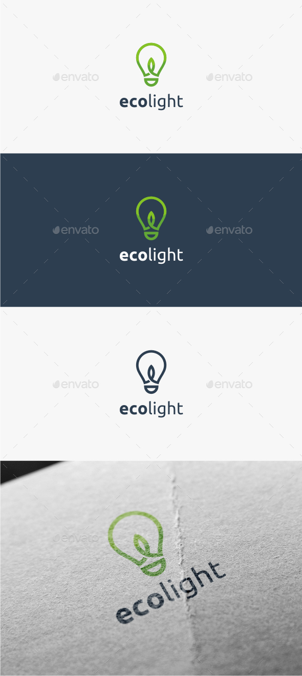 GraphicRiver Eco Light Logo Template 11381263 GraphicRiver Eco Light Logo Template 11381263