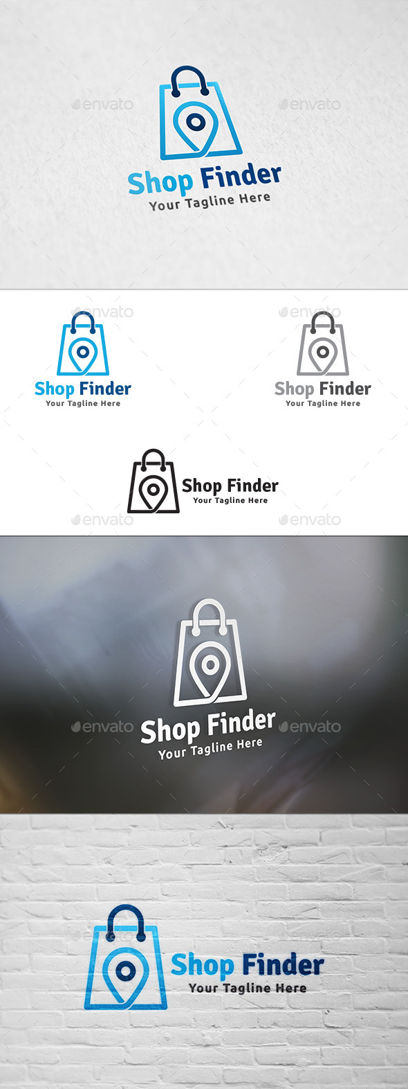 GraphicRiver Shop Finder Logo Template 11381523 GraphicRiver Shop Finder Logo Template 11381523