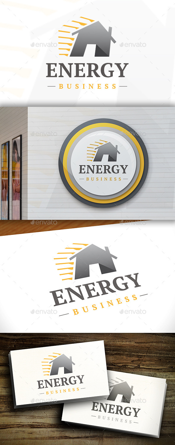 GraphicRiver Energy House Logo 11381528 GraphicRiver Energy House Logo 11381528
