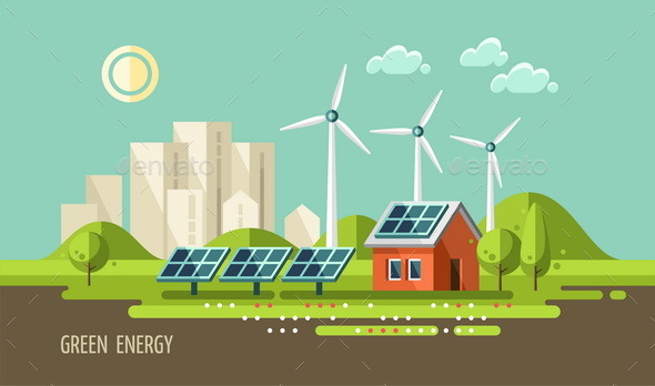 GraphicRiver Green Energy Urban Landscape Ecology 11382116 GraphicRiver Green Energy Urban Landscape Ecology 11382116