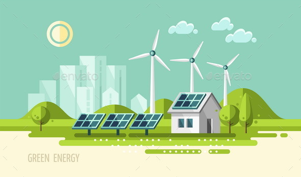 GraphicRiver Green Energy Urban Landscape Ecology 11382169 GraphicRiver Green Energy Urban Landscape Ecology 11382169