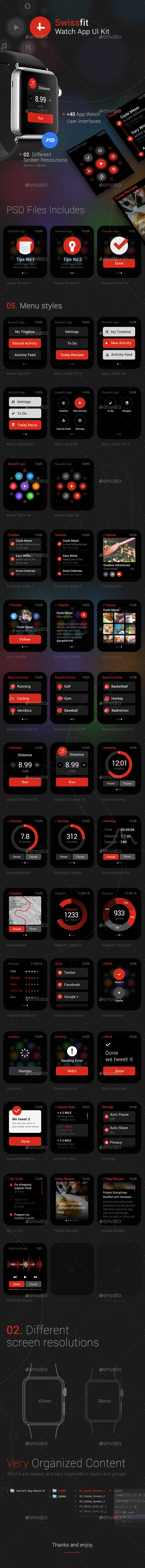 GraphicRiver Swissfit Watch App UI Kit 11382356 GraphicRiver Swissfit Watch App UI Kit 11382356