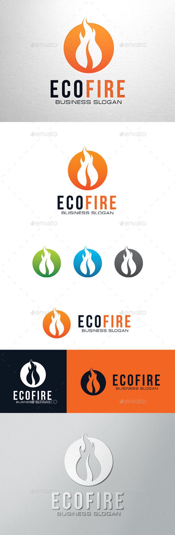 Eco Fire Logo (Nature)