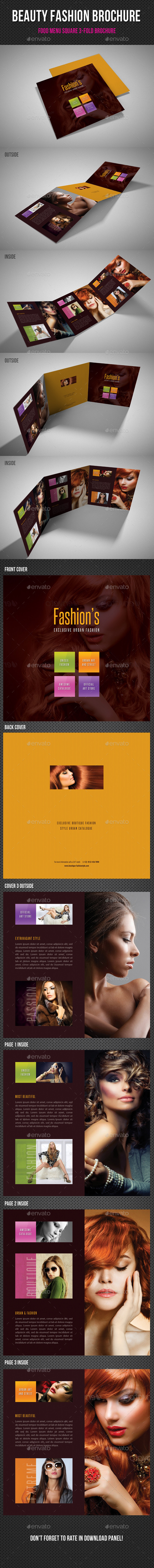 GraphicRiver Beauty Fashion Square 3-Fold Brochure 01 11382431 GraphicRiver Beauty Fashion Square 3-Fold Brochure 01 11382431