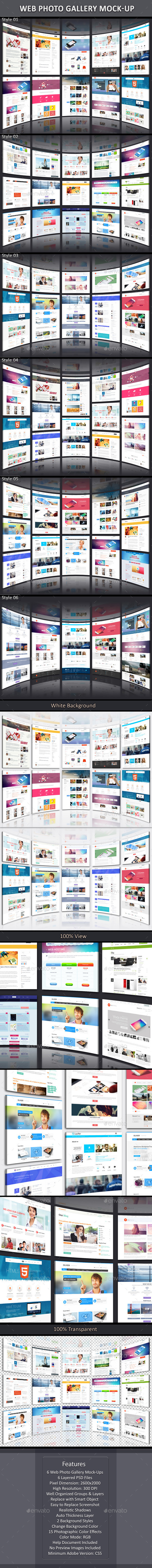 GraphicRiver Web Photo Gallery Mock-Up 11330637 GraphicRiver Web Photo Gallery Mock-Up 11330637