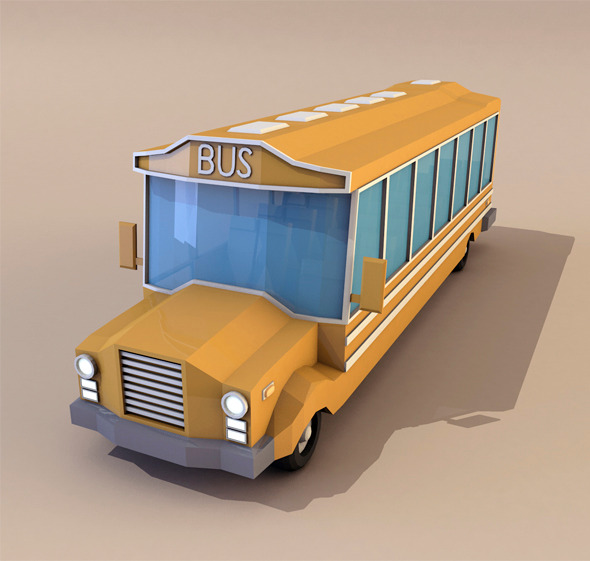 3DOcean Low Poly Bus 11382850 3DOcean Low Poly Bus 11382850