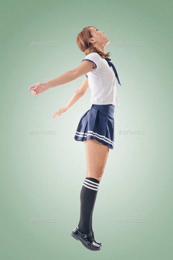 Japanese style school girl