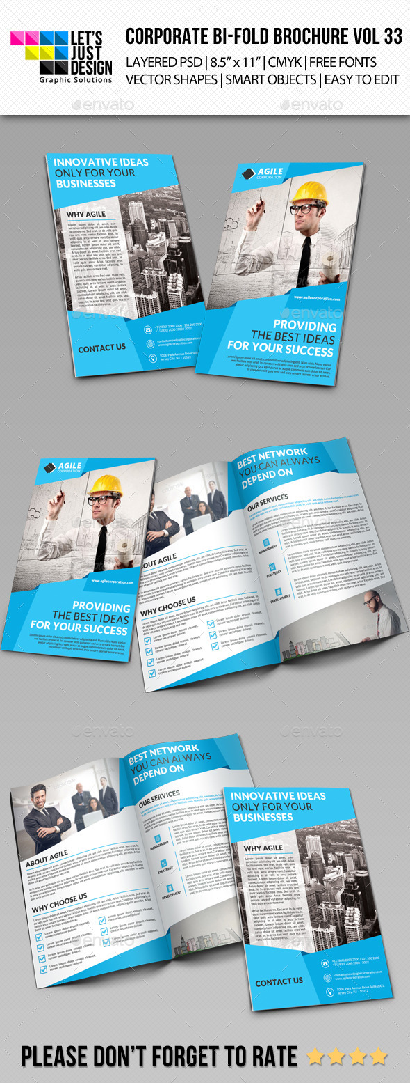 GraphicRiver Creative Corporate Bi-Fold Brochure Vol 33 11383420 GraphicRiver Creative Corporate Bi-Fold Brochure Vol 33 11383420