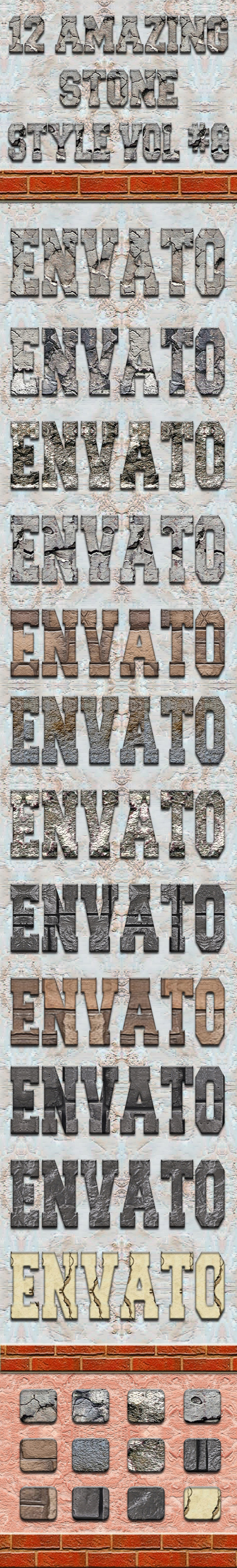 GraphicRiver 12 Amazing Stone Style Vol 8 11383441 GraphicRiver 12 Amazing Stone Style Vol 8 11383441