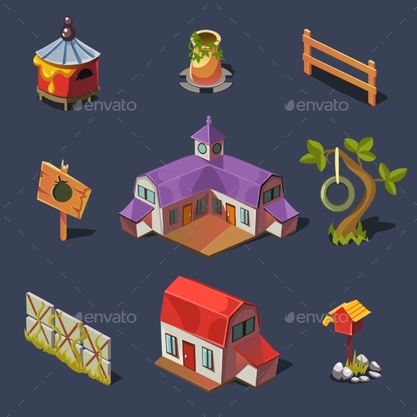GraphicRiver Farm Big Set Of Design Elements In Modern Flat 11386447 GraphicRiver Farm Big Set Of Design Elements In Modern Flat 11386447
