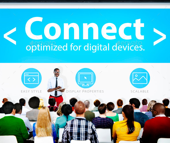 Connect Internet World Wide Web Seminar Learning Concept - Stock Image ...