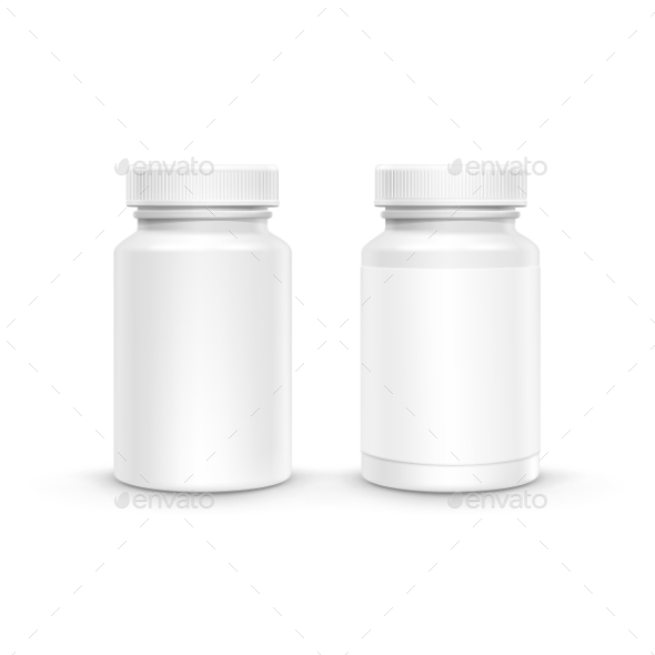 GraphicRiver Vector Blank Plastic Packaging Bottle For Pills 11386674 GraphicRiver Vector Blank Plastic Packaging Bottle For Pills 11386674