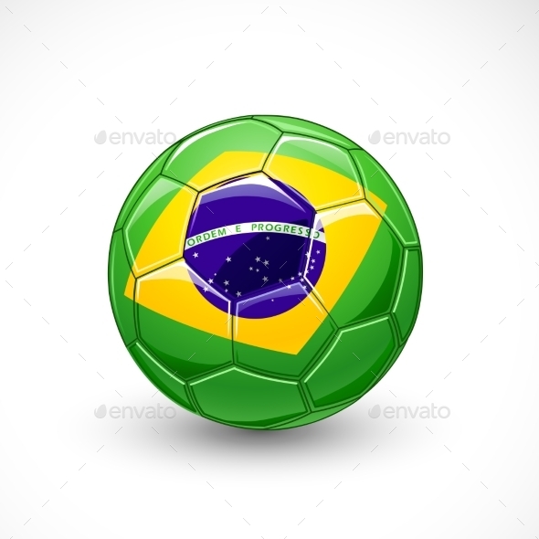 GraphicRiver Soccer Ball with Brazil Flag 11387173 GraphicRiver Soccer Ball with Brazil Flag 11387173