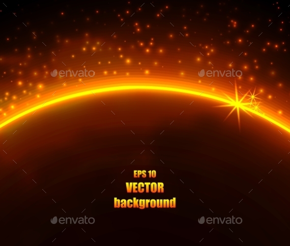 GraphicRiver Space Planet In The Rays Of Light 11388884 GraphicRiver Space Planet In The Rays Of Light 11388884