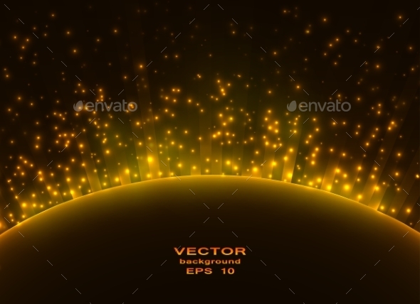 GraphicRiver Space Planet In The Rays Of Light 11388893 GraphicRiver Space Planet In The Rays Of Light 11388893