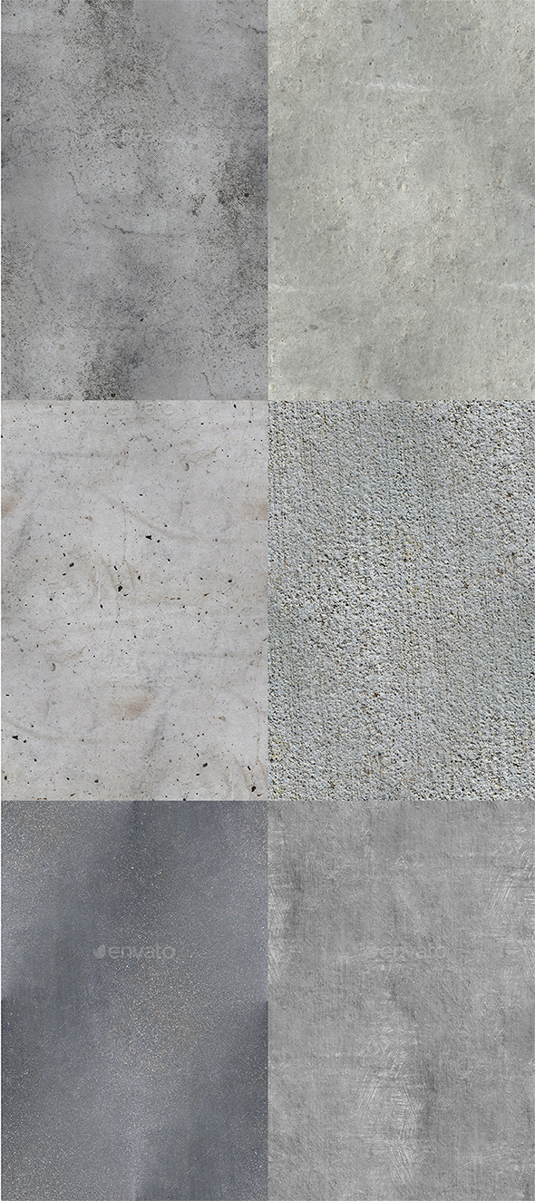 GraphicRiver 6 HD Seamless Concrete Textures 11388943 GraphicRiver 6 HD Seamless Concrete Textures 11388943