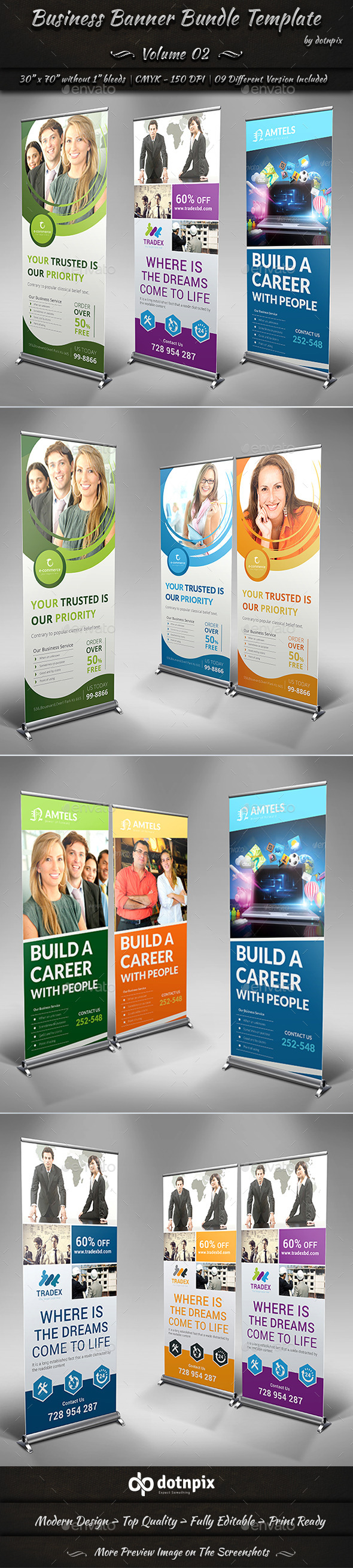 Business Banner Bundle Template | Volume 2 (Signage)