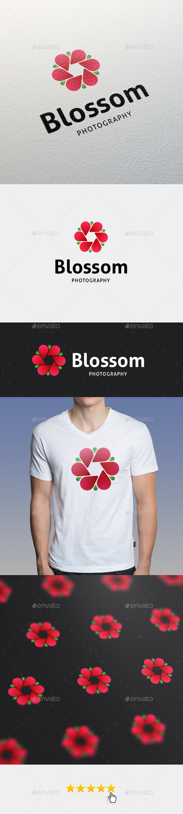 GraphicRiver Blossom Photography Logo Template 11389008 GraphicRiver Blossom Photography Logo Template 11389008
