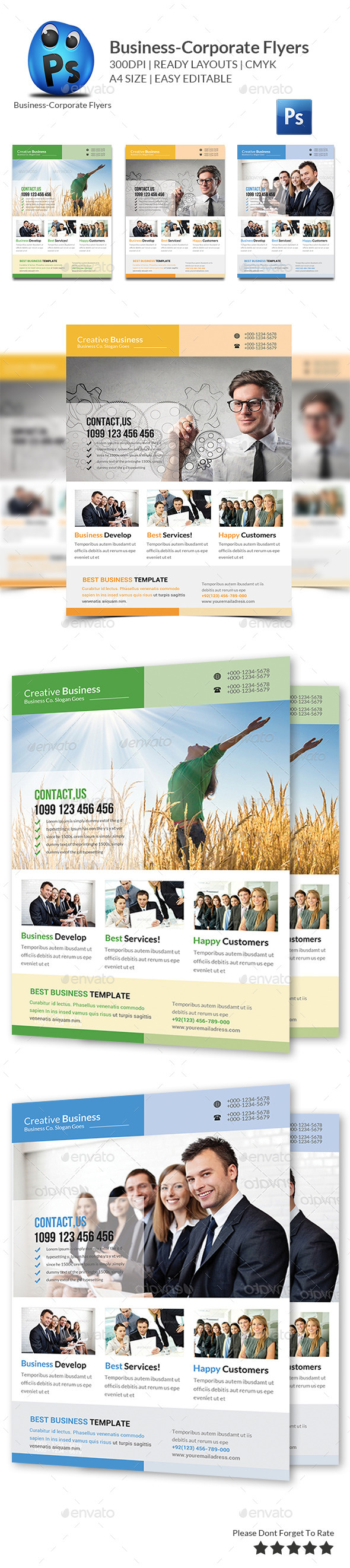 GraphicRiver Corporate Business Flyer Template 11389137 GraphicRiver Corporate Business Flyer Template 11389137